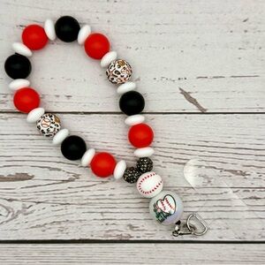 All About The Base Baseball Cellphone Wristlet